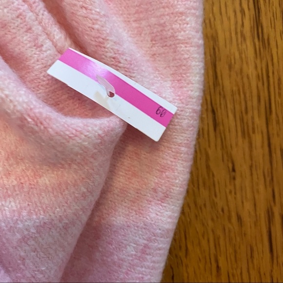 Magaschoni Mockneck Pullover Fall Winter Sweater Small Heathered Pink Cozy NEW - Picture 10 of 10